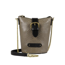 Load image into Gallery viewer, Shaina Silver Leather Sling Bag