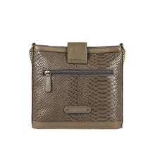 Load image into Gallery viewer, Belinda Silver Leather Sling Bag