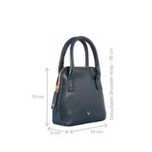 Load image into Gallery viewer, Mandy 02 Blue Leather Crossbody