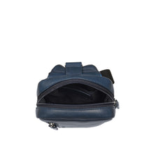 Load image into Gallery viewer, Andover 01 Blue Leather Crossbody
