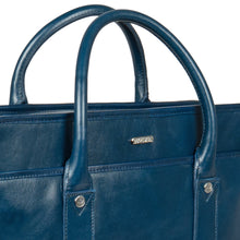 Load image into Gallery viewer, Andover 02 Blue Leather Briefcase