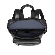 Load image into Gallery viewer, Andover 03 Black Leather Backpack