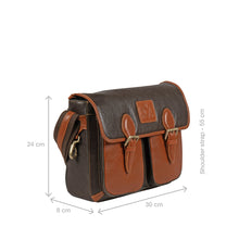 Load image into Gallery viewer, Charter 01 Green Leather Crossbody