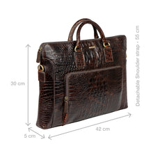 Load image into Gallery viewer, Carnegie 02 brown Leather Laptop Bag