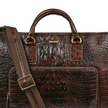 Load image into Gallery viewer, Carnegie 02 brown Leather Laptop Bag