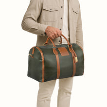 Load image into Gallery viewer, Charter 02 Green Leather Duffle Bag