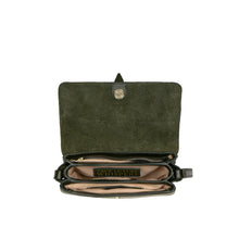 Load image into Gallery viewer, Lowell 01 Green Leather Sling Bag