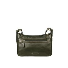 Load image into Gallery viewer, Pyne 01 Green Leather Sling Bag