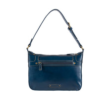 Load image into Gallery viewer, Pyne 02 Blue Leather Shoulder Bag