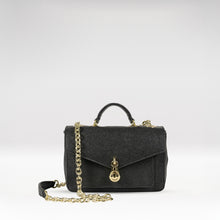Load image into Gallery viewer, Sterling 01 Black Leather Shoulder Bag