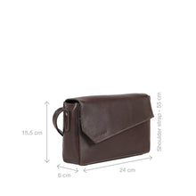 Load image into Gallery viewer, Tower 01 Brown Leather Sling Bag