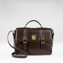 Load image into Gallery viewer, Trinity 01 Brown Leather Shoulder Bag
