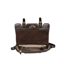 Load image into Gallery viewer, Trinity 01 Brown Leather Shoulder Bag
