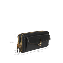 Load image into Gallery viewer, Sterling W1 Black Leather Clutch Wallet