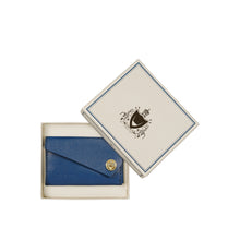 Load image into Gallery viewer, Tower W1 Blue Leather Card Holder