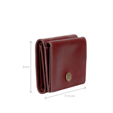 Load image into Gallery viewer, Trinity W1 Red Leather Trifold Wallet