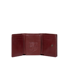 Load image into Gallery viewer, Trinity W1 Red Leather Trifold Wallet