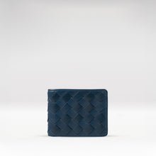 Load image into Gallery viewer, Andover W1 Blue Leather Bi-Fold Wallet