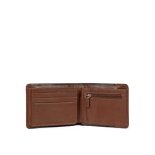 Load image into Gallery viewer, Andover W2 Brown Leather Trifold Wallet