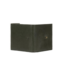 Load image into Gallery viewer, Andover W3 Green Leather Trifold Wallet