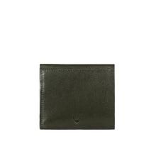 Load image into Gallery viewer, Andover W3 Green Leather Trifold Wallet