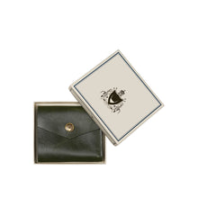 Load image into Gallery viewer, Andover W3 Green Leather Trifold Wallet
