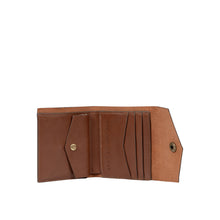 Load image into Gallery viewer, Andover W3 Brown Leather Trifold Wallet