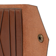 Load image into Gallery viewer, Andover W3 Brown Leather Trifold Wallet