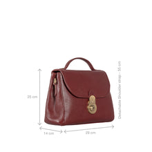 Load image into Gallery viewer, Marina Red Leather Crossbody