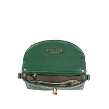 Load image into Gallery viewer, Terra 01 Green Leather Shoulder Bag