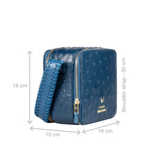 Load image into Gallery viewer, Terra 02 Blue Leather Shoulder Bag