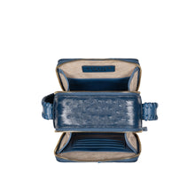 Load image into Gallery viewer, Terra 02 Blue Leather Shoulder Bag