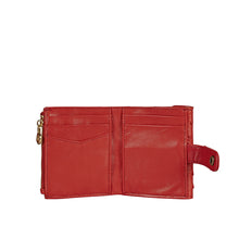 Load image into Gallery viewer, Terra W1 Red Leather Bi-Fold Wallet