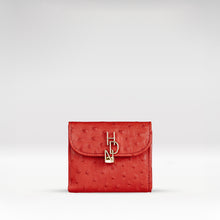 Load image into Gallery viewer, Terra W1 Red Leather Bi-Fold Wallet