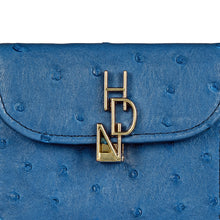 Load image into Gallery viewer, Terra W1 Blue Leather Bi-Fold Wallet