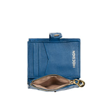 Load image into Gallery viewer, Terra W1 Blue Leather Bi-Fold Wallet