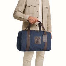 Load image into Gallery viewer, Caravan Blue Canvas Duffle Bag
