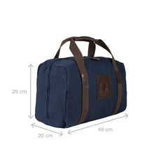 Load image into Gallery viewer, Caravan Blue Canvas Duffle Bag