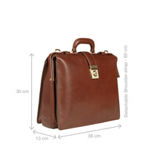 Load image into Gallery viewer, Patagonia 01 Tan Leather Briefcase
