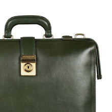 Load image into Gallery viewer, Patagonia 01 Green Leather Briefcase