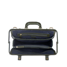 Load image into Gallery viewer, Patagonia 01 Green Leather Briefcase
