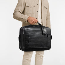 Load image into Gallery viewer, Patagonia 02 Black Leather Backpack