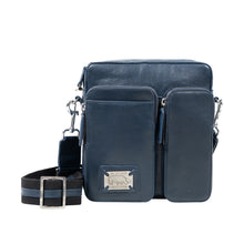 Load image into Gallery viewer, Okavango 01 Blue Leather Crossbody