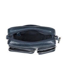 Load image into Gallery viewer, Okavango 01 Blue Leather Crossbody