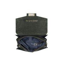 Load image into Gallery viewer, Alps 02 Green Leather Shoulder Bag