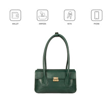 Load image into Gallery viewer, Alps 03 Green Leather Shoulder Bag