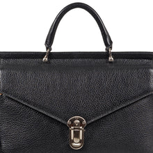 Load image into Gallery viewer, Kowloon 01 Black Leather Saddle Bag