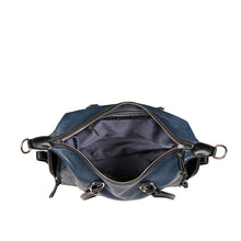 Load image into Gallery viewer, Kowloon 02 Blue Leather Tote Bag