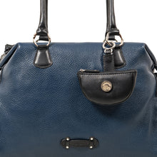 Load image into Gallery viewer, Kowloon 02 Blue Leather Tote Bag