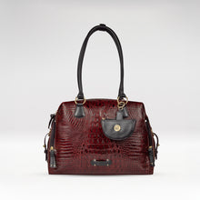 Load image into Gallery viewer, Kowloon 02 Red Leather Tote Bag